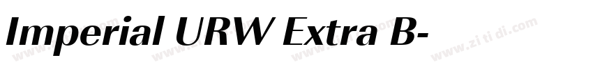 Imperial URW Extra B字体转换 Imperial URW Extra B字体转换